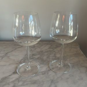 Two (2) Iittala Red Wine